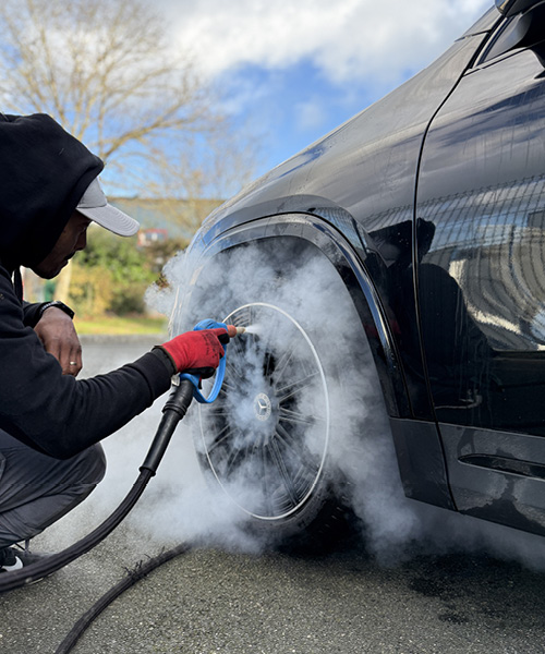 Nouveau lavage vapeur automobiles